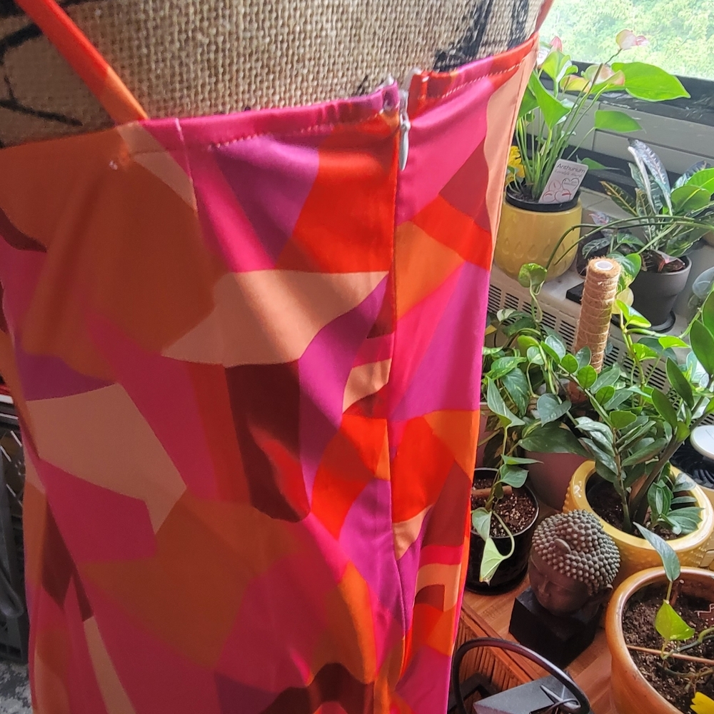 Multi Color Maxi Dress...(Never Worn, NWT) - Picture 4 of 5